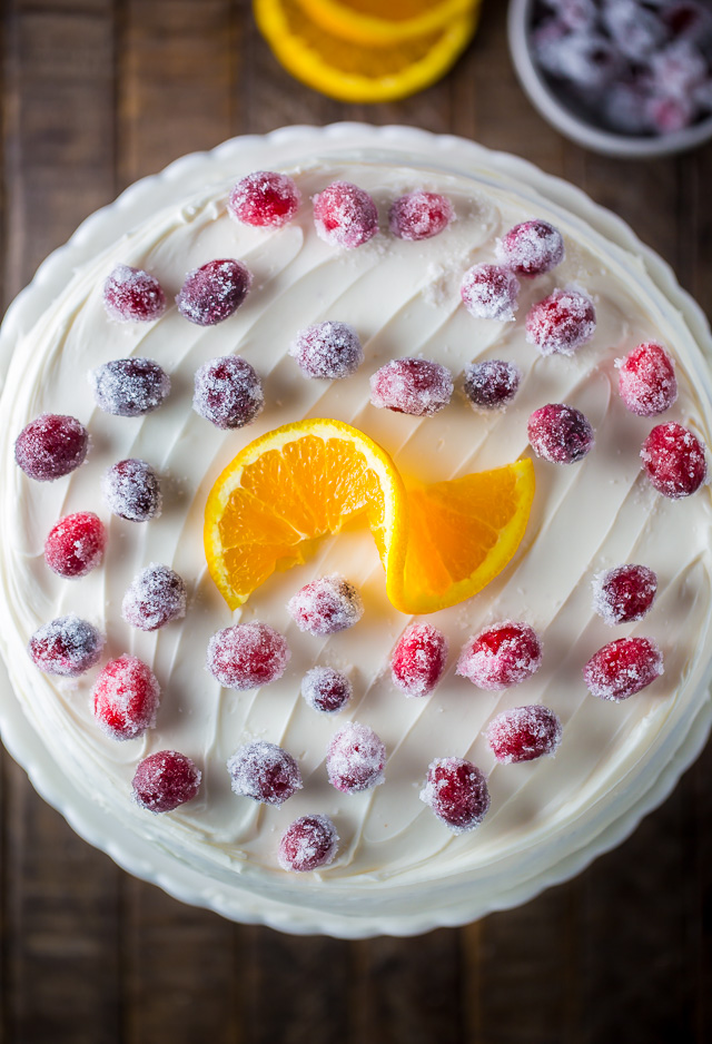 Moist and flavorful Cranberry Orange Cake!