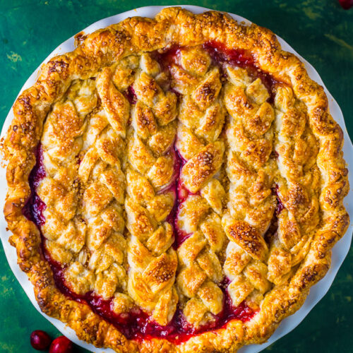 You'll impress everyone with this downright delicious Cranberry Pear Pie!