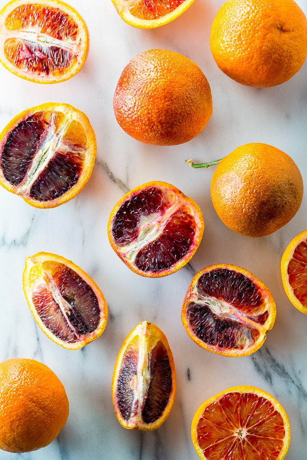 This STUNNING Blood Orange Pound Cake is moist, flavorful, and covered in a vibrant blood orange glaze.