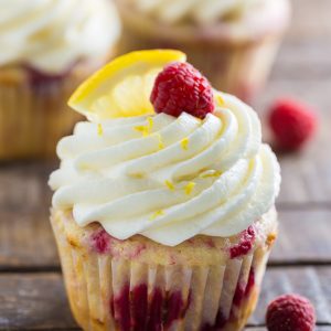 Lemon Raspberry Cupcakes