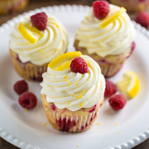 Lemon Raspberry Cupcakes are moist, fluffy, and flavorful!!!