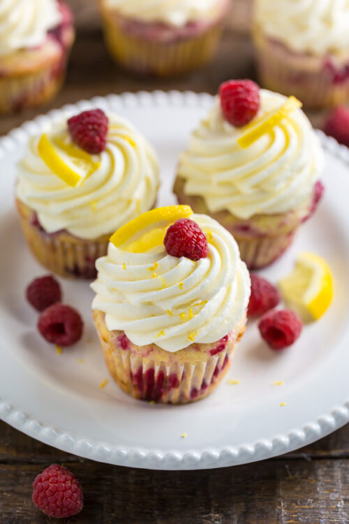 Lemon Raspberry Cupcakes are moist, fluffy, and flavorful!!!