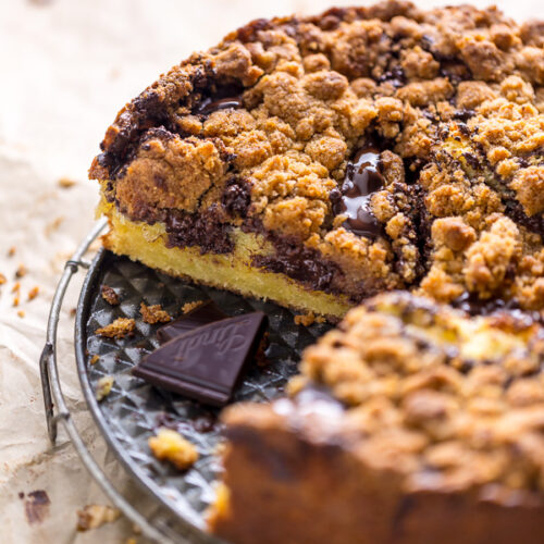 This Chocolate Swirl Coffee Cake is moist, rich, and so decadent! Perfect for so many occasions!