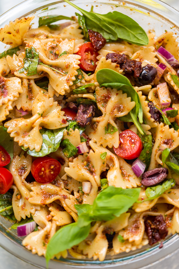You're going to love this fresh and flavorful pasta salad! And it's delicious served cold, warm, or at room temperature. Try it once... crave it ALWAYS!