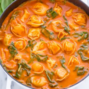 Creamy Tomato Tortellini Soup