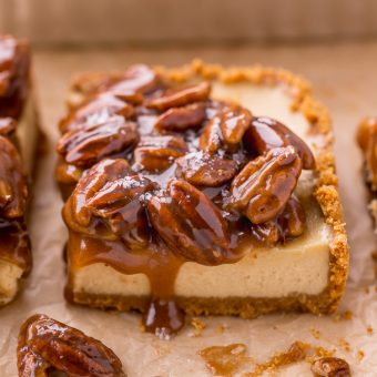 Pecan Pie Cheesecake Bars