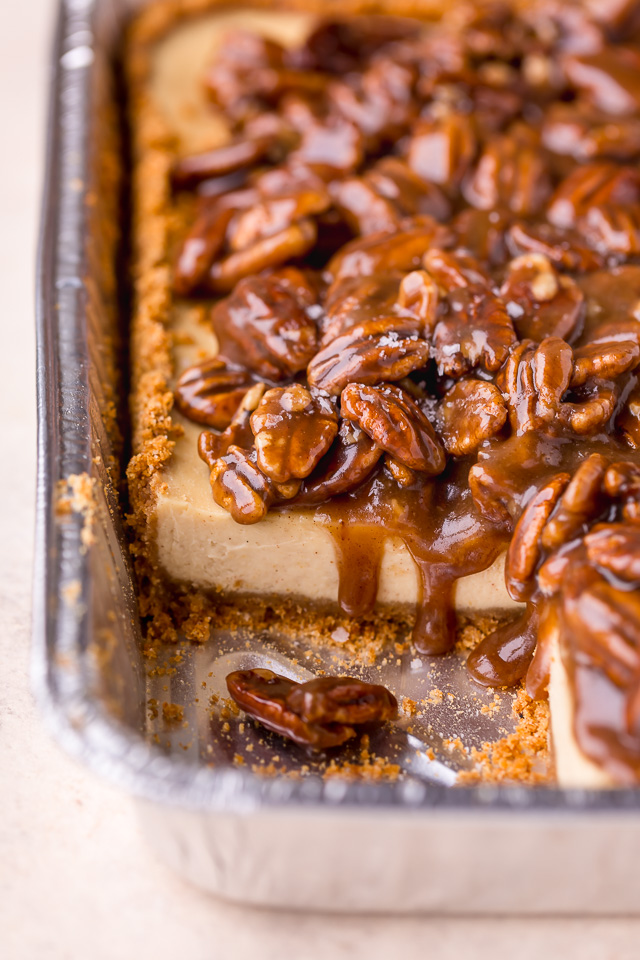 Pecan Pie Cheesecake Bars