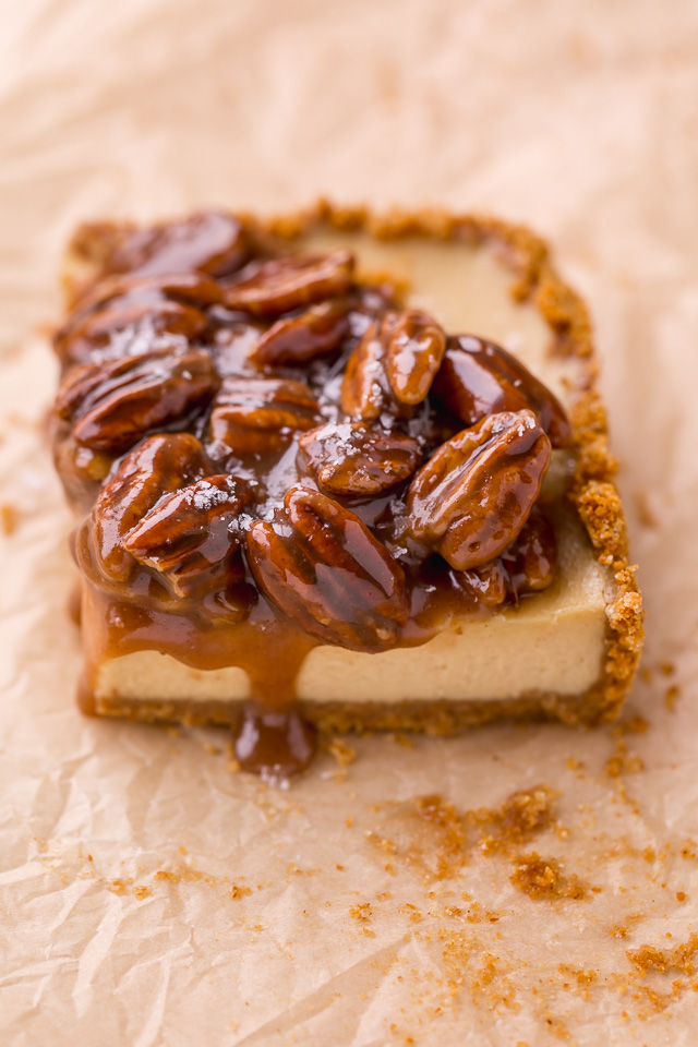 Pecan Pie Cheesecake Bars