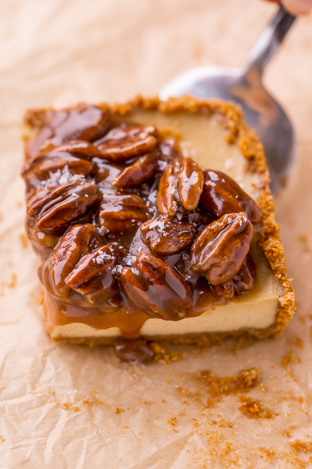 Pecan Pie Cheesecake Bars