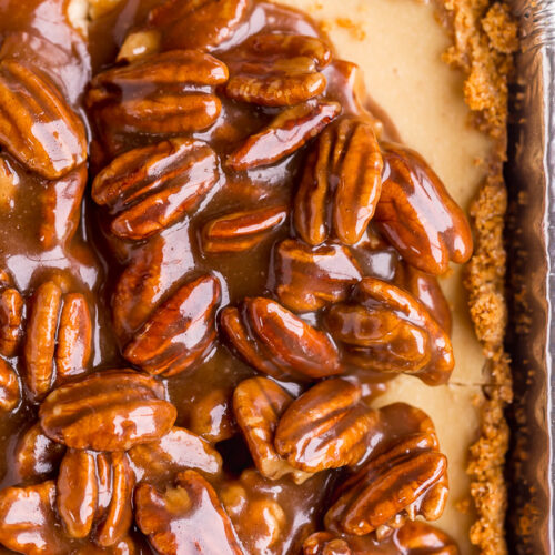 Pecan Pie Cheesecake Bars