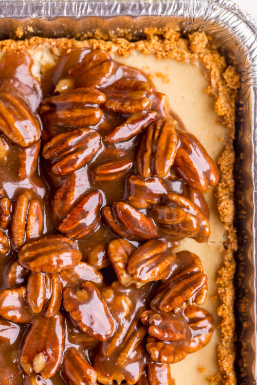 Pecan Pie Cheesecake Bars