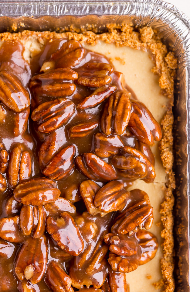 Pecan Pie Cheesecake Bars