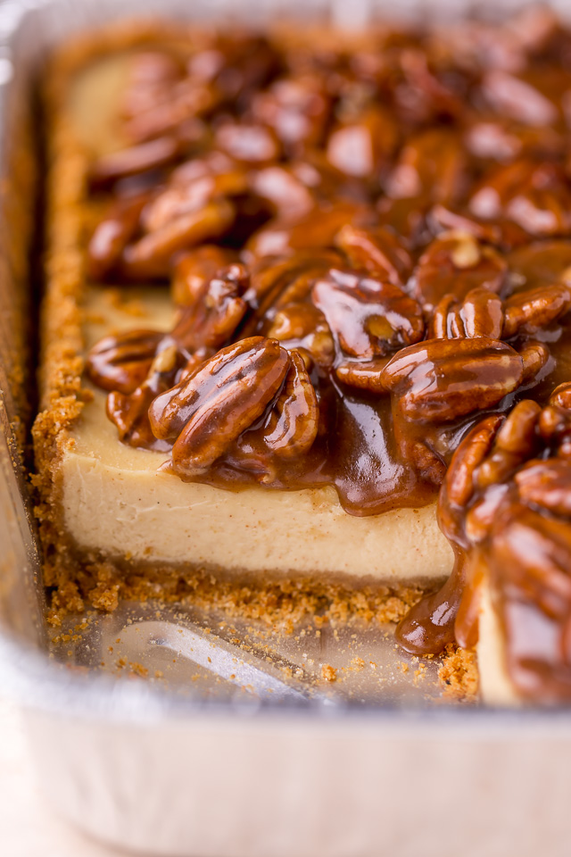Pecan Pie Cheesecake Bars