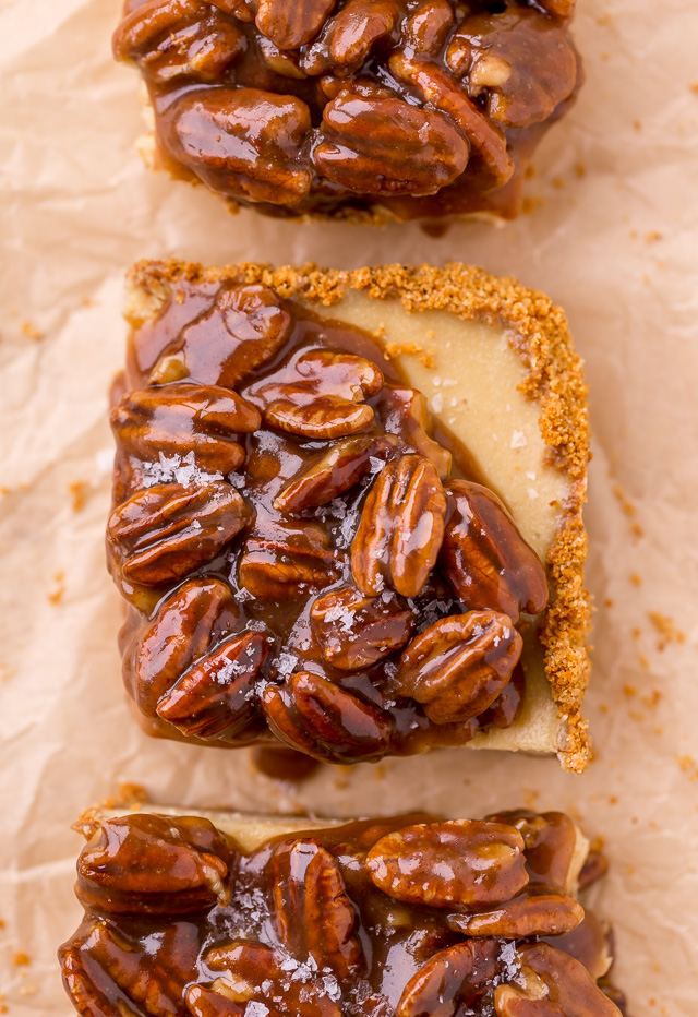 Pecan Pie Cheesecake Bars