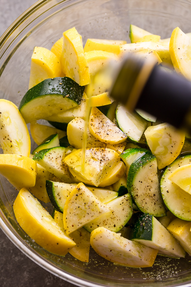 It's beginning to feel a lot like Summer, and you know what that means, right? It's PASTA SALAD SEASON! And this Pesto Orzo Pasta Salad with Zucchini, Goat Cheese, and Tomatoes is sure to be on heavy rotation all Summer long! This mayo-free pasta salad is vegetarian friendly and perfect for picnics, potlucks, and barbecues! #pestopastasalad #pesto #orzo #orzopastasalad
