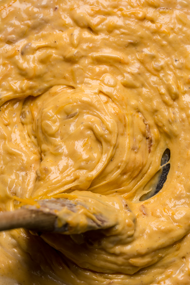 Cheesy sauce for green bean casserole recipe.