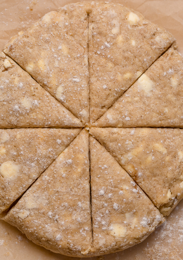Don’t skimp on the Baking Powder This recipe calls for 1 tablespoon of baking powder. Yes, TABLESPOON! This ensures TALL and tender scones! Baking powder should not be substituted for baking soda!