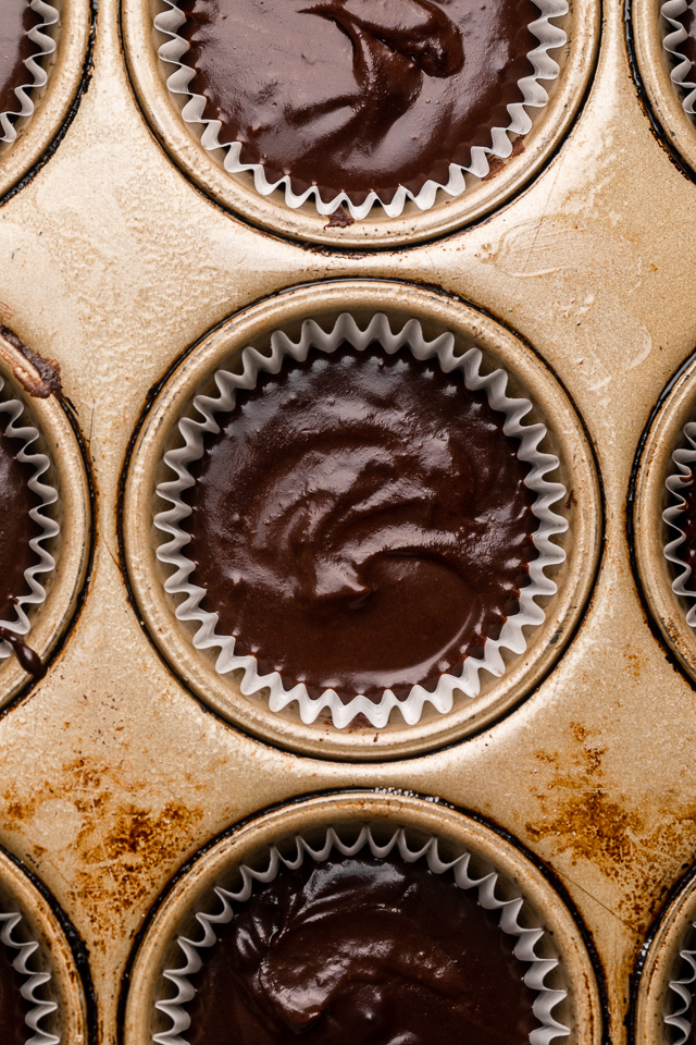 The Best Brooklyn Blackout Cupcakes are insanely moist, filled with chocolate pudding, and topped with fudgy chocolate frosting and chocolate cake crumbs! Just like Brooklyn Blackout Cake... but in cupcake form! These require a little advance planning, but are sure to be a showstopper at your next event!