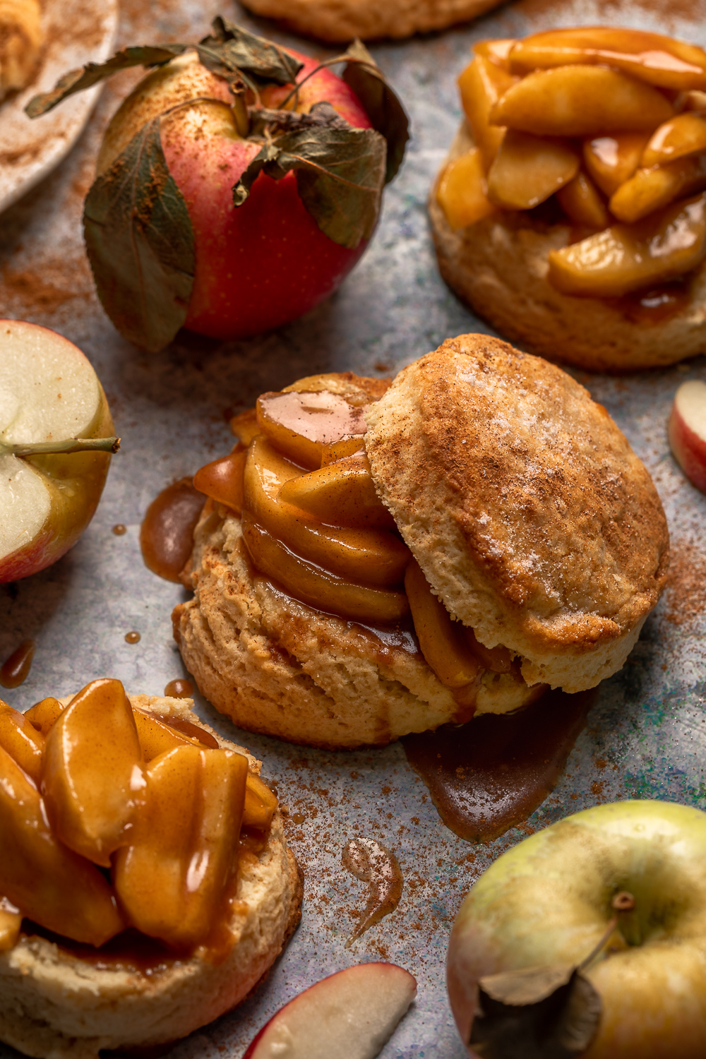 Featuring buttery biscuits topped with sugar and cinnamon and gooey apple pie filling, these cinnamon apple shortcakes are a Fall favorite! A great way to use up an abundance of apples. Top with freshly whipped cream or ice cream!