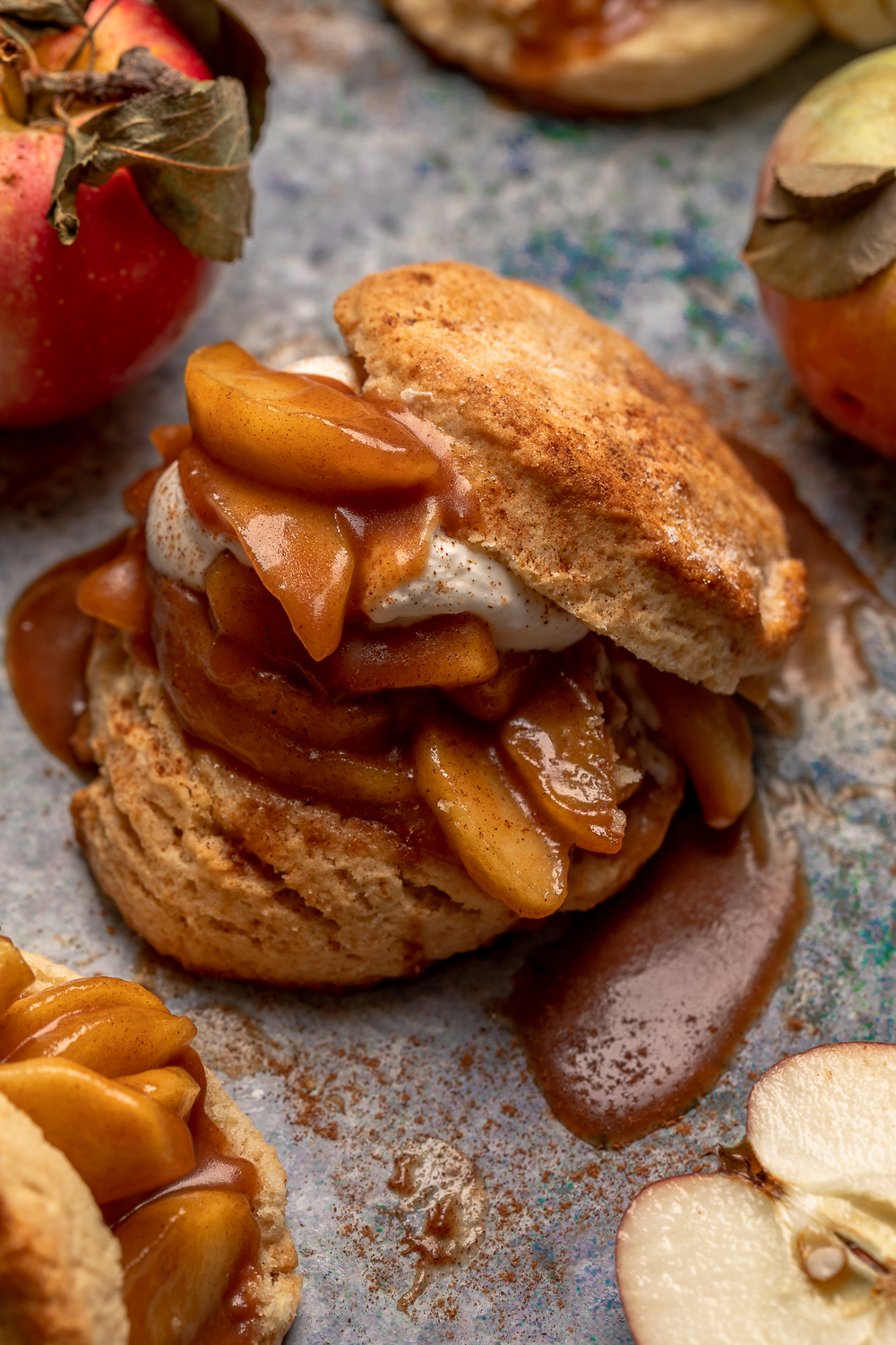 Featuring buttery biscuits topped with sugar and cinnamon and gooey apple pie filling, these cinnamon apple shortcakes are a Fall favorite! A great way to use up an abundance of apples. Top with freshly whipped cream or ice cream!